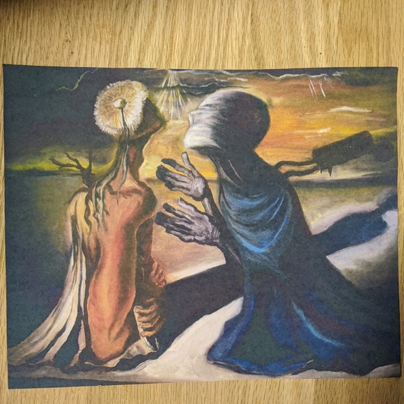 MLE Other - Print of Salvador Dali hand painted replica by Emily Jeab